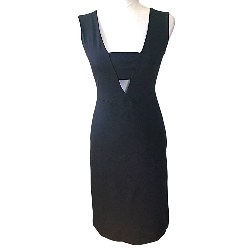 Cynthia Rowley Black Sheath Cocktail Dress